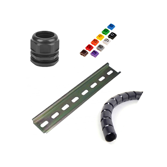 Гермовводи - Din рейки - Кабельні органайзери